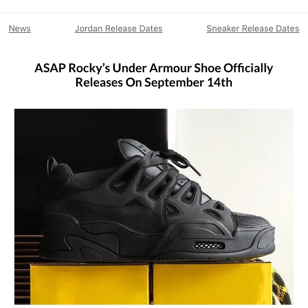 Under Armour Black Men's Sneakers - Picture 4 of 4
